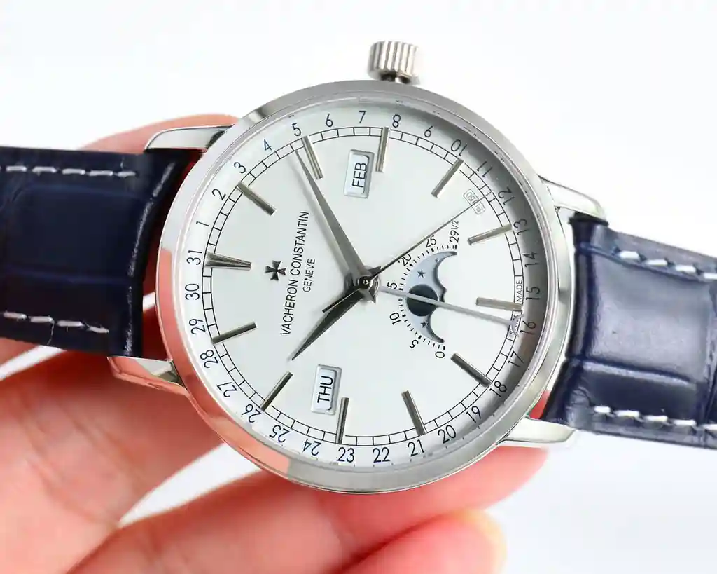 General Watches Vacheron Constantin Jiangshi@Denton Watch Men's watch with original fully automatic mechanical movement, top 316 stainless steel case and strap, mineral super mirror, diameter 41mm KK012500 view 6