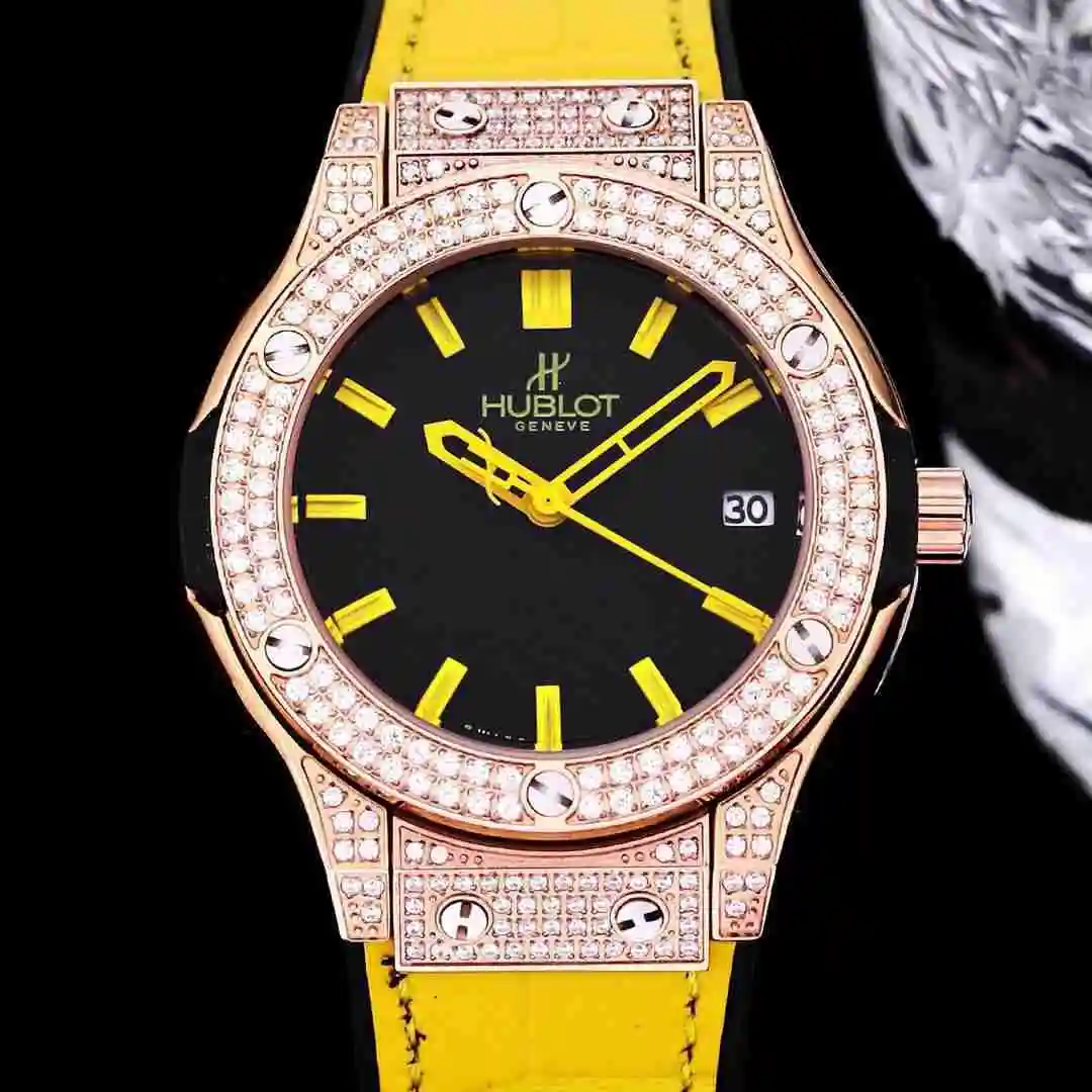 General Watches Hublot Yubo Watch Women's Watch Paired with Original Fully Automatic Mechanical Movement Top Grade 316 Precision Steel Case with Mineral Super Strong Mirror Diameter 40mm KK03350 1 view 2