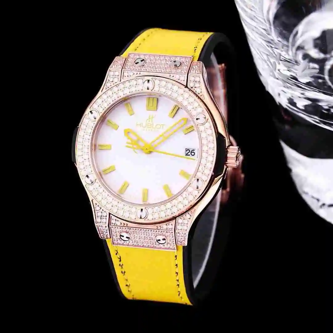 General Watches Hublot Yubo Watch Women's Watch Paired with Original Fully Automatic Mechanical Movement Top Grade 316 Precision Steel Case with Mineral Super Strong Mirror Diameter 40mm KK03350 1 view 3
