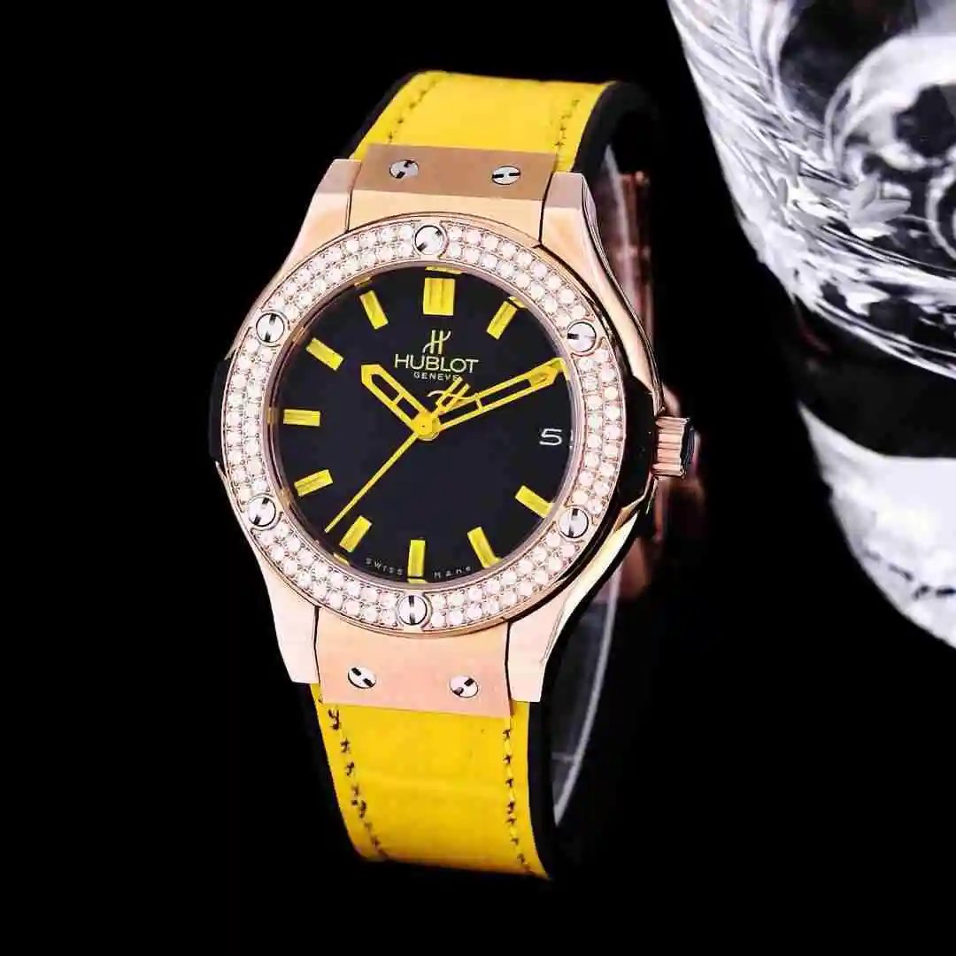 General Watches Hublot Yubo Watch Women's Watch Paired with Original Fully Automatic Mechanical Movement Top Grade 316 Precision Steel Case with Mineral Super Strong Mirror Diameter 40mm KK03350 1 view 5