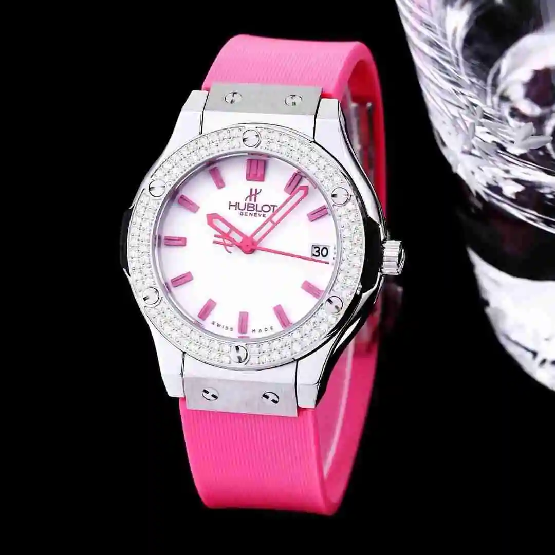 General Watches Hublot Yubo Watch Women's Watch Paired with Original Fully Automatic Mechanical Movement Top Grade 316 Precision Steel Case with Mineral Super Strong Mirror Diameter 40mm KK03350 1 view 8