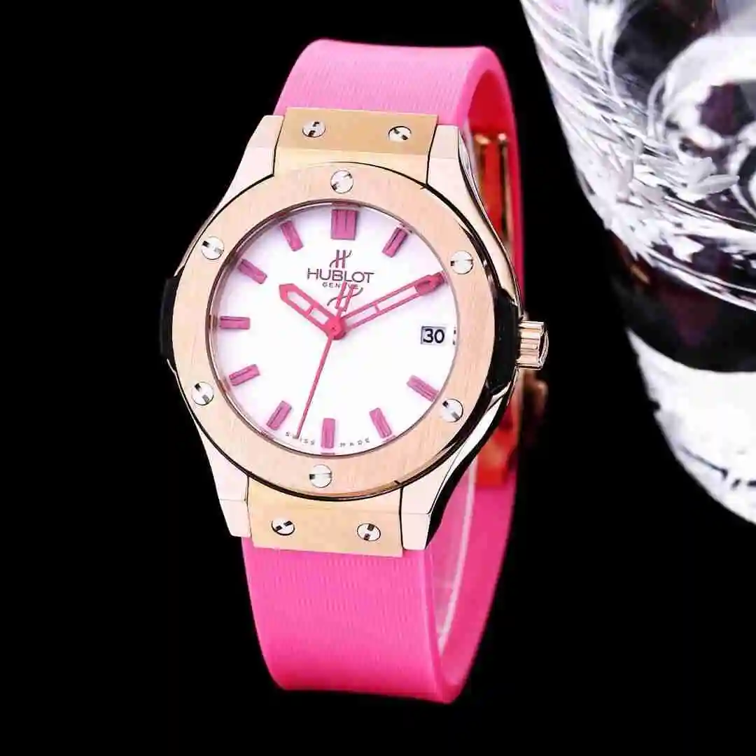 General Watches Hublot Yubo Watch Women's Watch Paired with Original Fully Automatic Mechanical Movement Top Grade 316 Precision Steel Case with Mineral Super Strong Mirror Diameter 40mm KK03350 1 view 9
