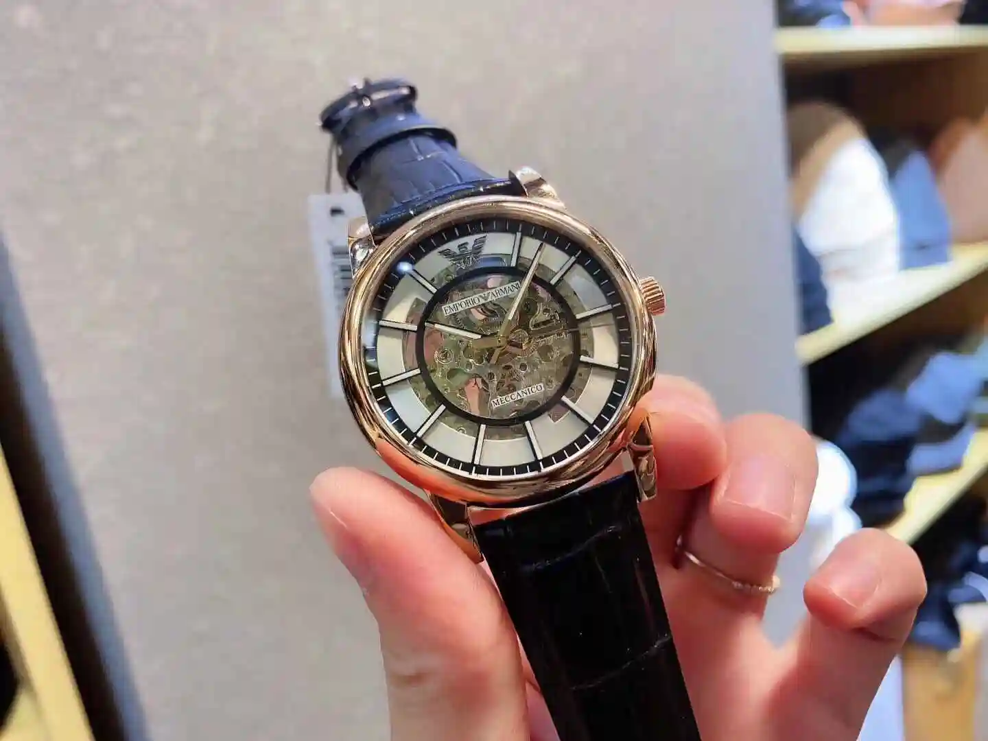 General Watches Armani Watch Men's Watch Paired with Original Fully Automatic Mechanical Movement Top Grade 316 Precision Steel Case with Mineral Super Strong Mirror Diameter 40mm KK03050 view 2