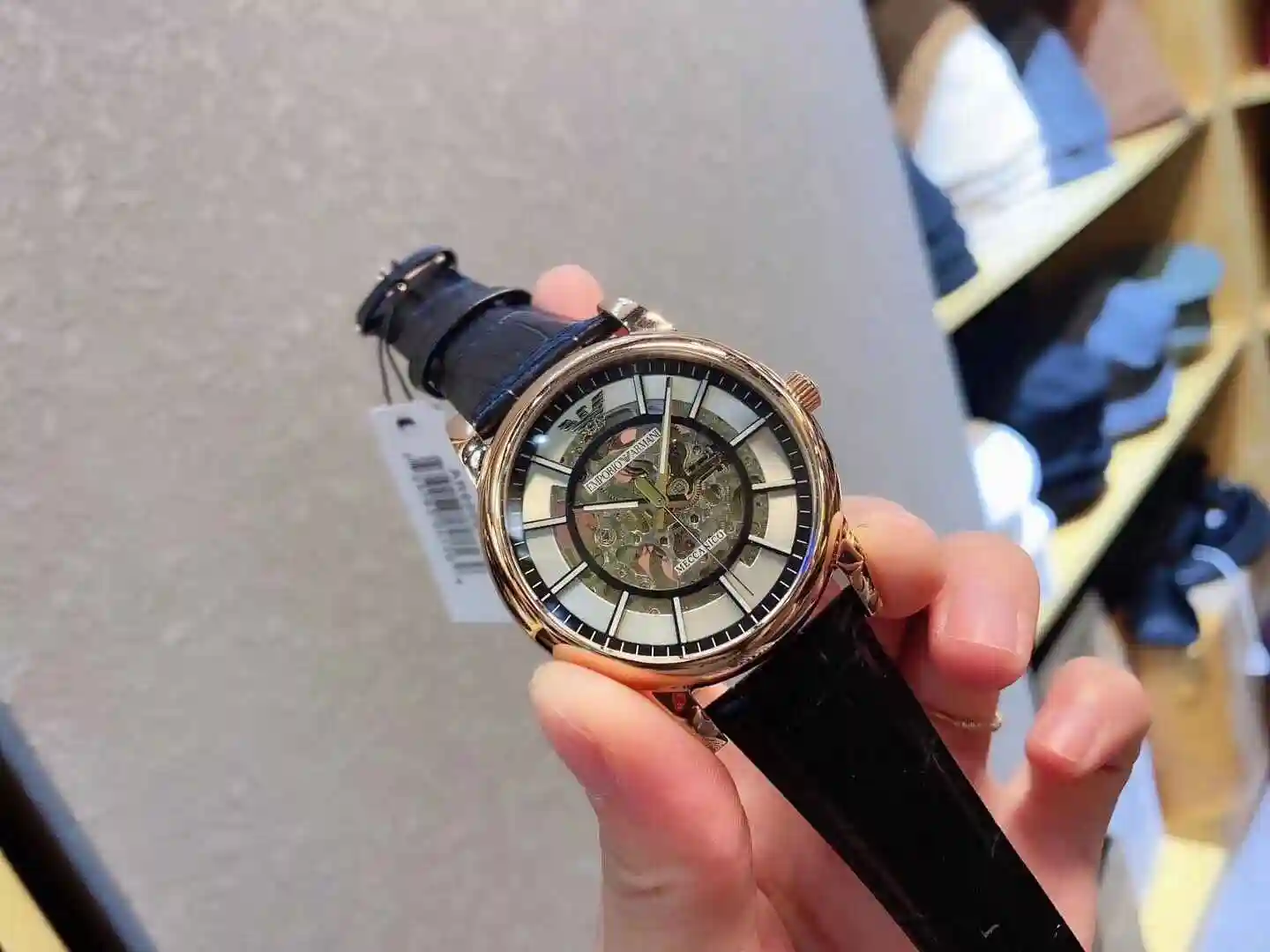 General Watches Armani Watch Men's Watch Paired with Original Fully Automatic Mechanical Movement Top Grade 316 Precision Steel Case with Mineral Super Strong Mirror Diameter 40mm KK03050 view 4