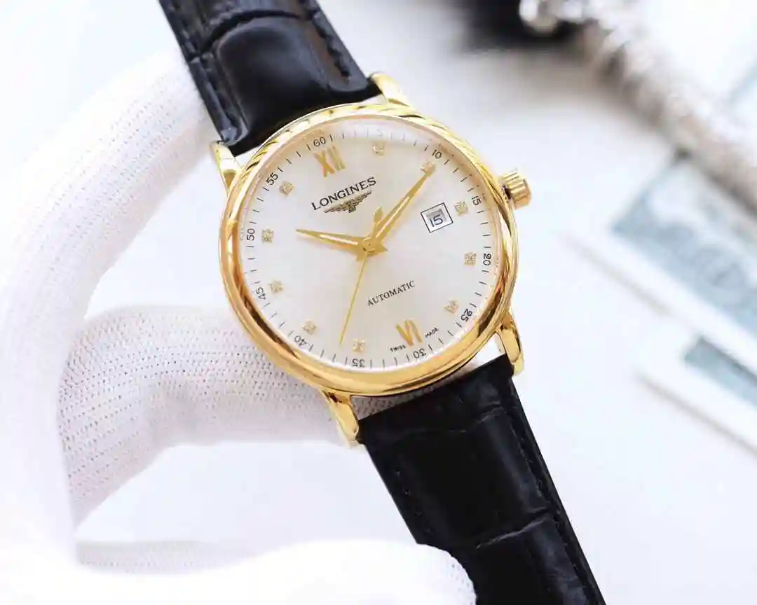General Watches Longines Watch Men's Watch Paired with Original Fully Automatic Mechanical Movement Top Grade 316 Precision Steel Case with Mineral Super Strong Mirror Diameter 41mm KK04650 1 view 6