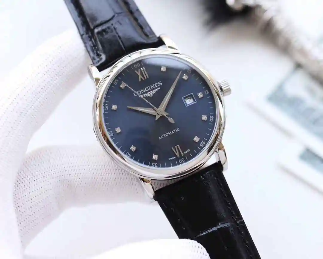 General Watches Longines Watch Men's Watch Paired with Original Fully Automatic Mechanical Movement Top Grade 316 Precision Steel Case with Mineral Super Strong Mirror Diameter 41mm KK04650 1 view 9