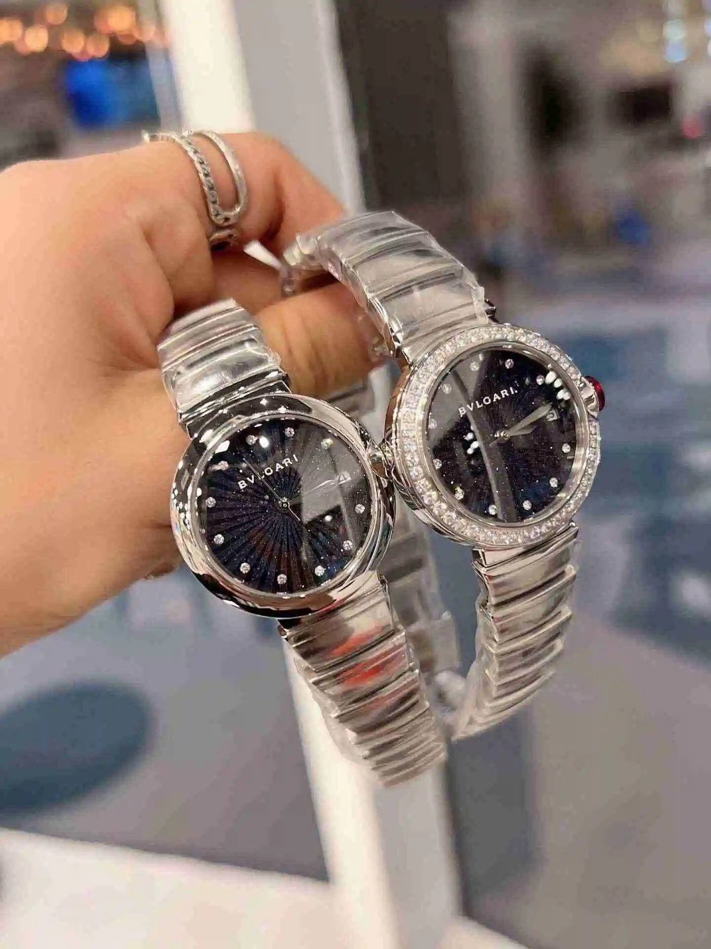 General Watches Bvlgari Bulgari Watch Women's Watch Paired with Original Fully Automatic Mechanical Movement Top Grade 316 Precision Steel Case with Mineral Super Strong Mirror Diameter 33mm KK view 9