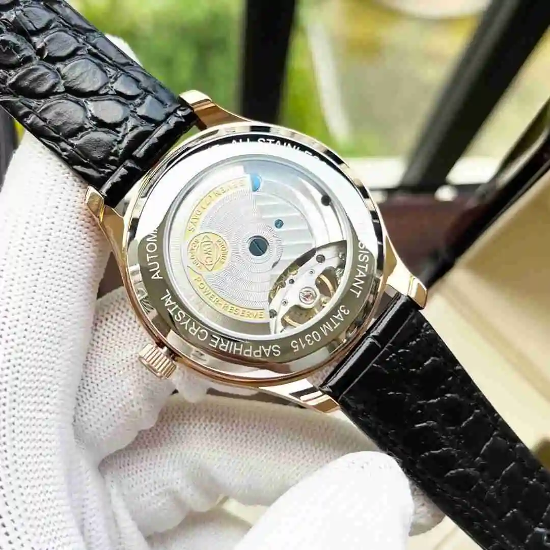 General Watches IWC Wanguo Watch Men's Watch Paired with Original Fully Automatic Mechanical Movement Top Grade 316 Precision Steel Case with Mineral Super Strong Mirror Diameter 42mm KK05350 view 3