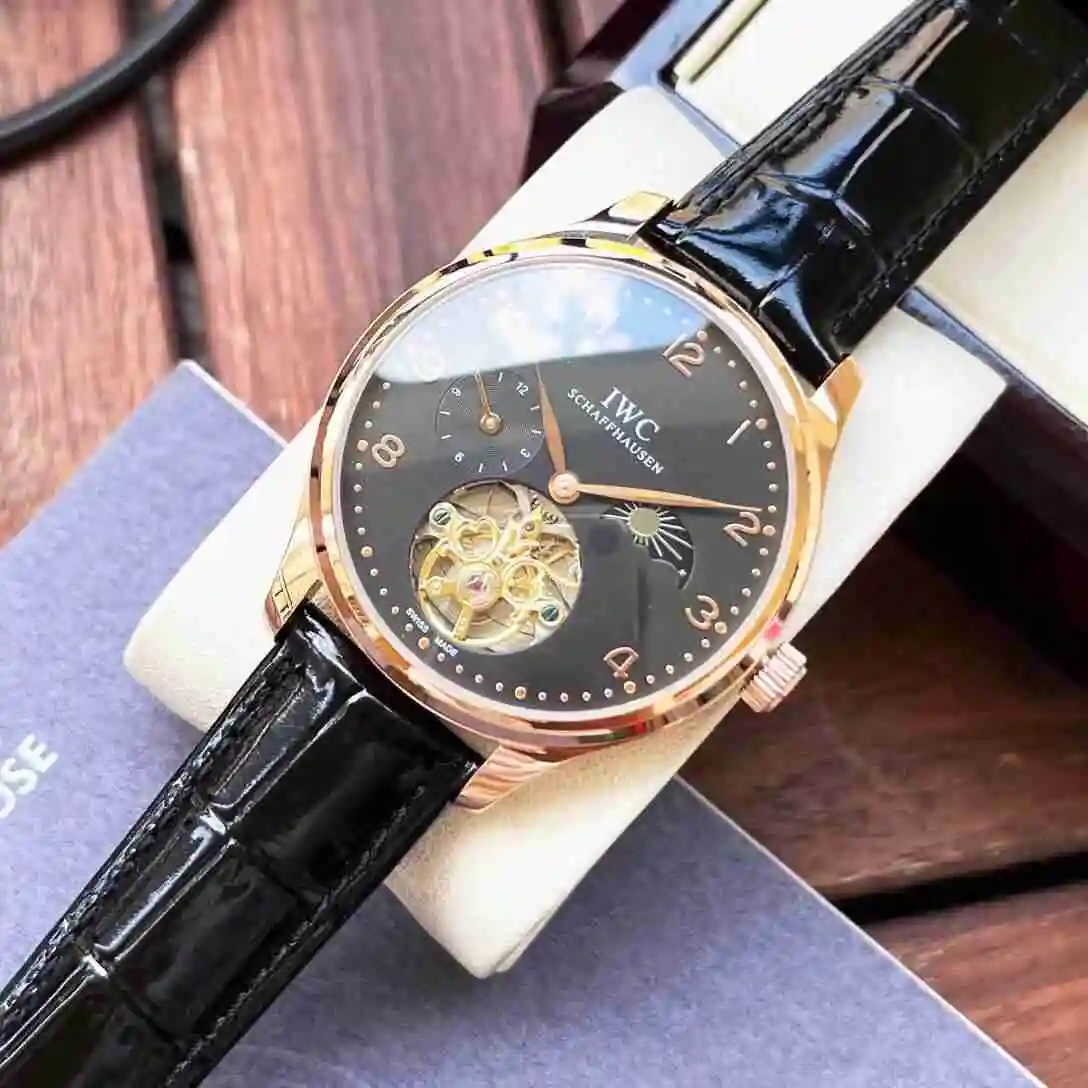 General Watches IWC Wanguo Watch Men's Watch Paired with Original Fully Automatic Mechanical Movement Top Grade 316 Precision Steel Case with Mineral Super Strong Mirror Diameter 42mm KK05350 view 5