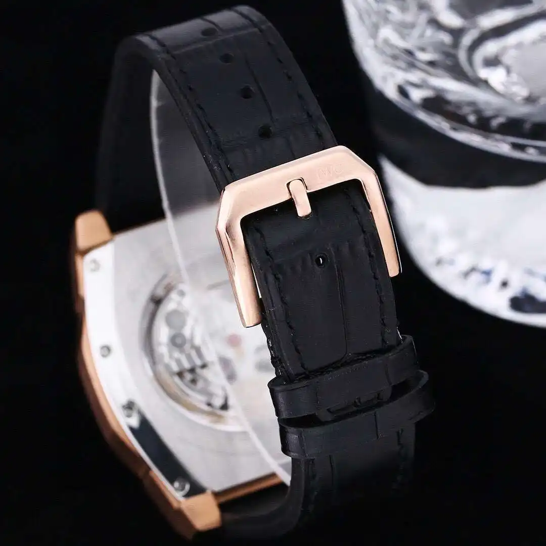General Watches IWC men's watch with original fully automatic mechanical movement, top 316 stainless steel case and strap, mineral super mirror, diameter 43mm KK08500 5 view 2