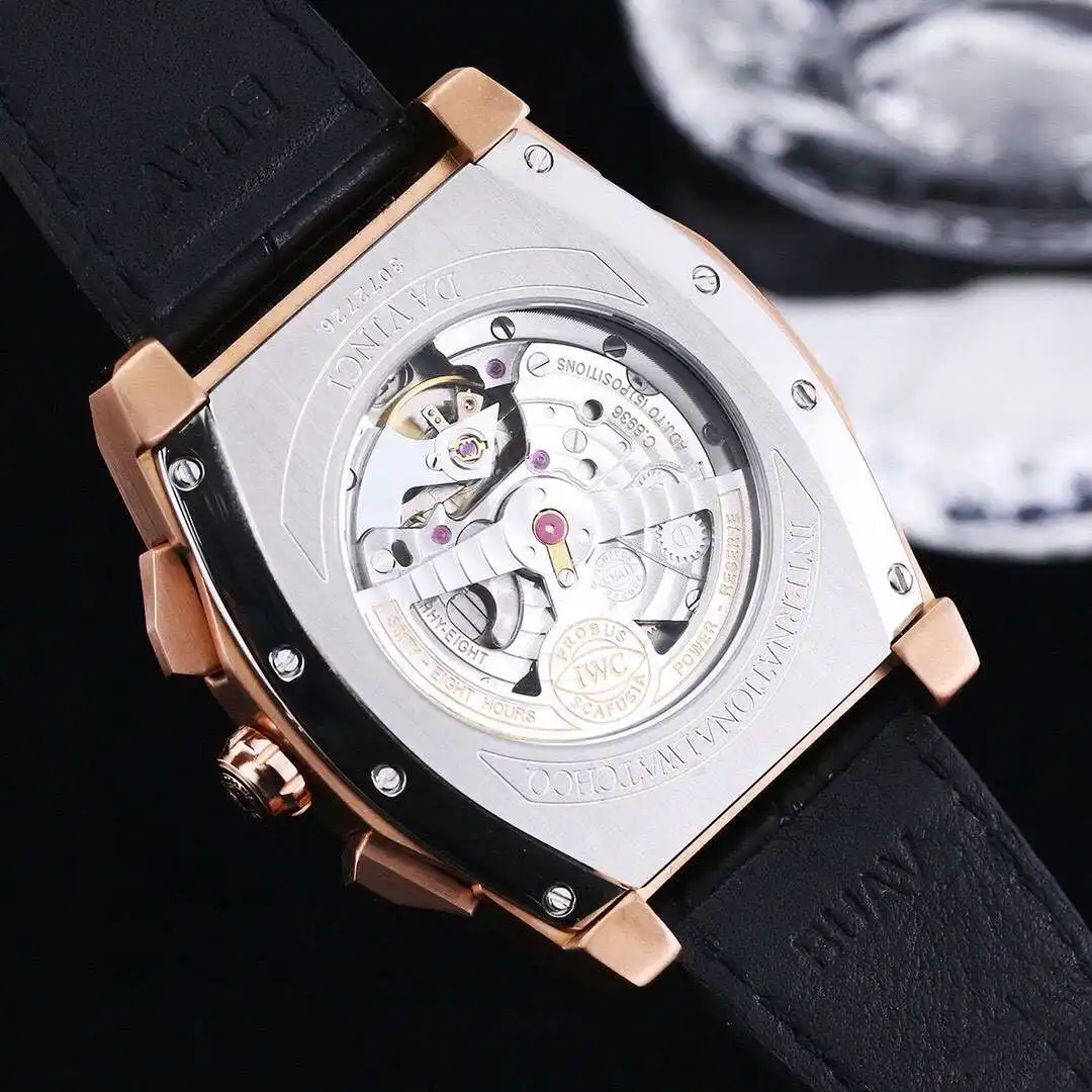 General Watches IWC men's watch with original fully automatic mechanical movement, top 316 stainless steel case and strap, mineral super mirror, diameter 43mm KK08500 5 view 3