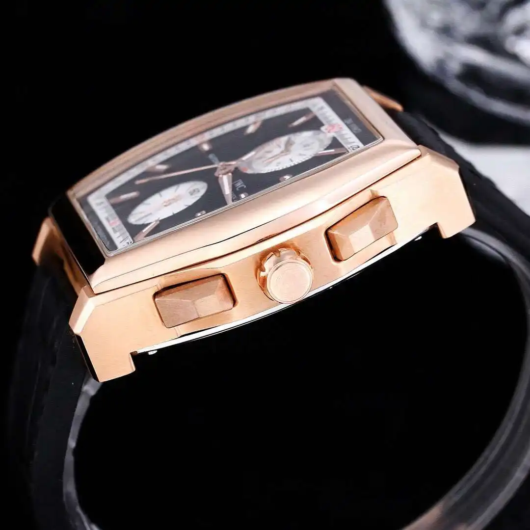 General Watches IWC men's watch with original fully automatic mechanical movement, top 316 stainless steel case and strap, mineral super mirror, diameter 43mm KK08500 5 view 5