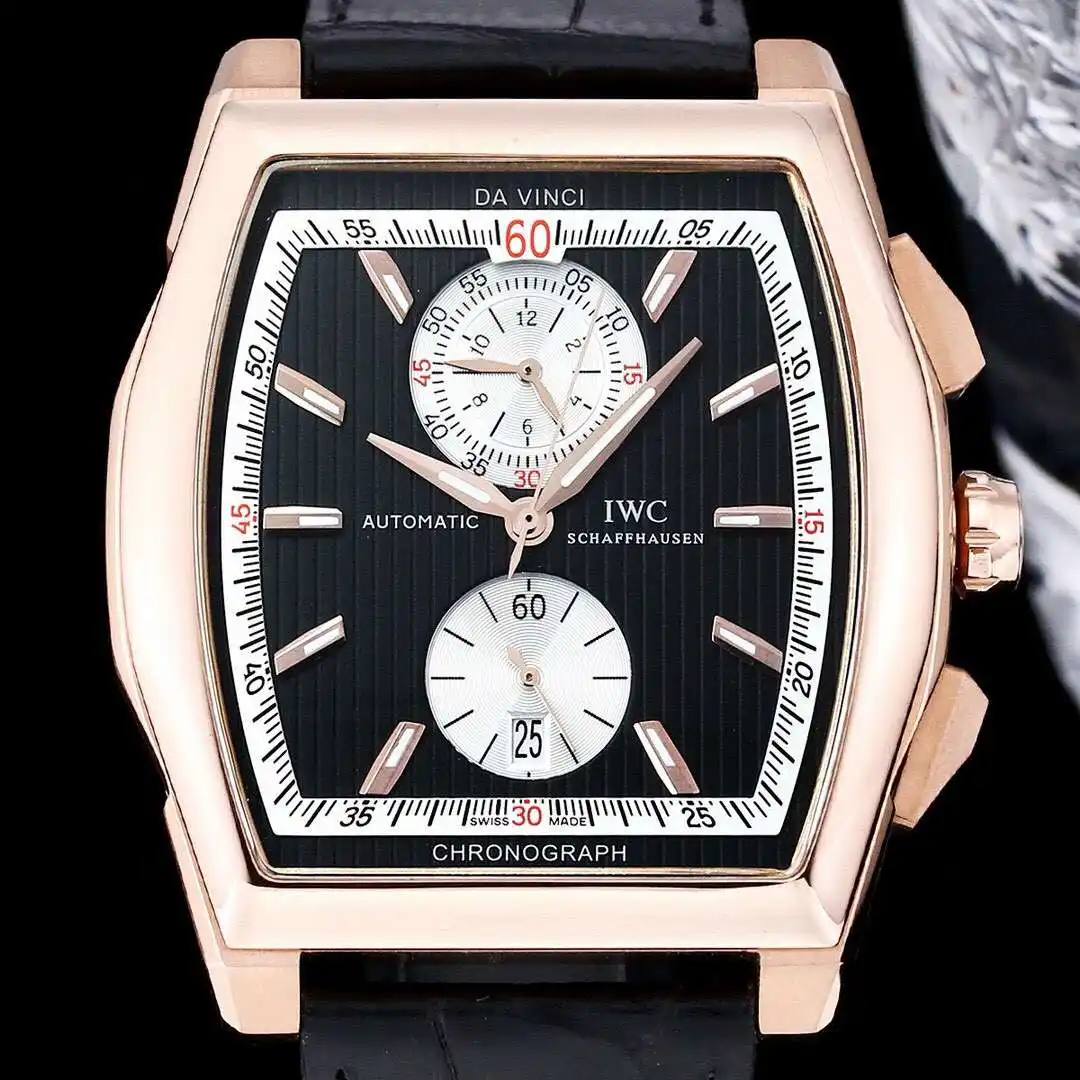 General Watches IWC men's watch with original fully automatic mechanical movement, top 316 stainless steel case and strap, mineral super mirror, diameter 43mm KK08500 5 view 8
