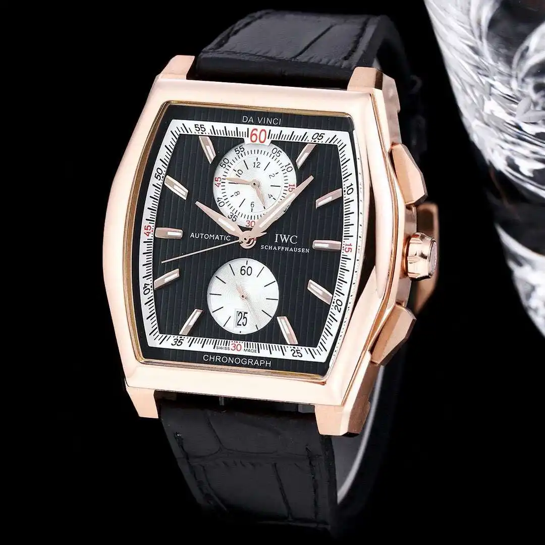 General Watches IWC men's watch with original fully automatic mechanical movement, top 316 stainless steel case and strap, mineral super mirror, diameter 43mm KK08500 5 view 9