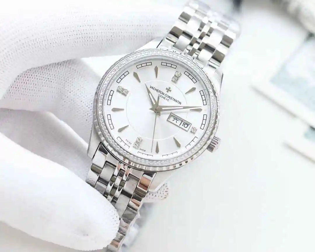 General Watches Vacheron Constantin Jiangshi Danton Watch Men's Watch Paired with Original Fully Automatic Mechanical Movement, Top Grade 316 Precision Steel Case with Mineral Super Strong Mirror Diameter 42mm KK06350 view 5