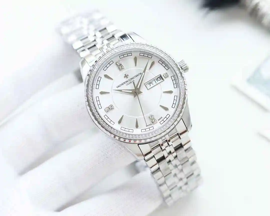 General Watches Vacheron Constantin Jiangshi Danton Watch Men's Watch Paired with Original Fully Automatic Mechanical Movement, Top Grade 316 Precision Steel Case with Mineral Super Strong Mirror Diameter 42mm KK06350 view 8