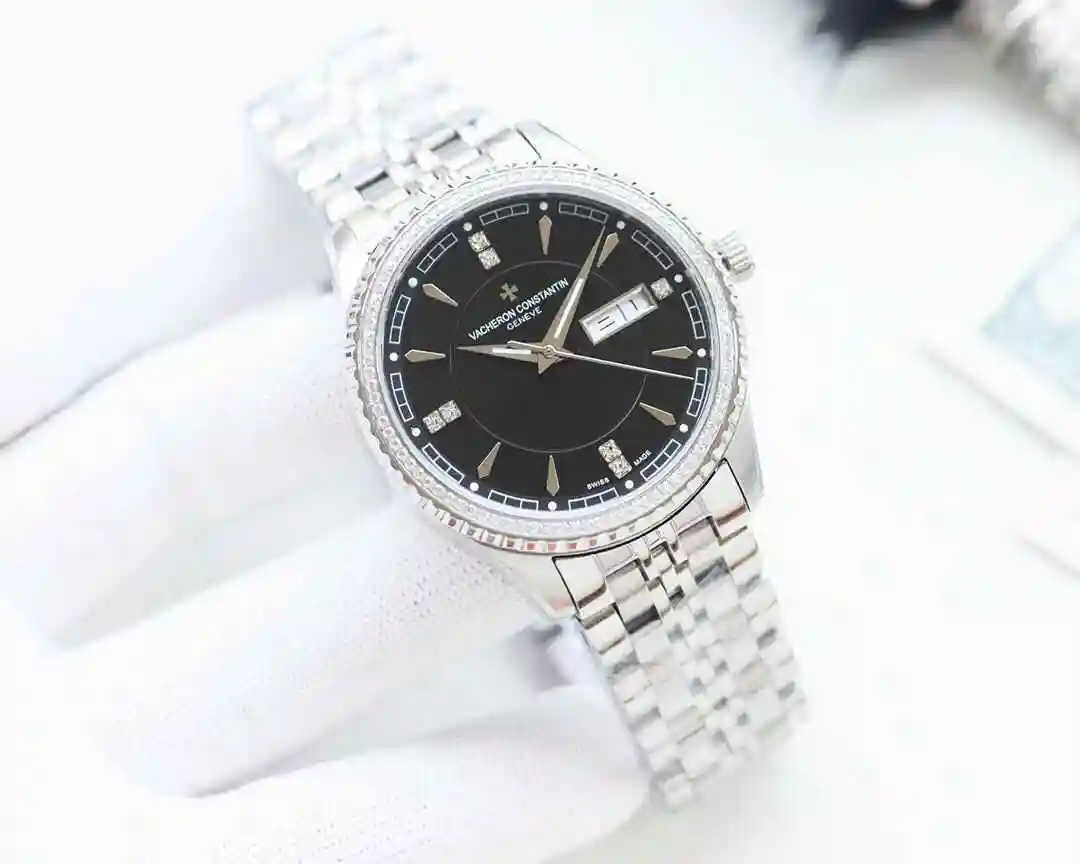 General Watches Vacheron Constantin Jiangshi Danton Watch Men's Watch Paired with Original Fully Automatic Mechanical Movement, Top Grade 316 Precision Steel Case with Mineral Super Strong Mirror Diameter 42mm KK06350 view 9
