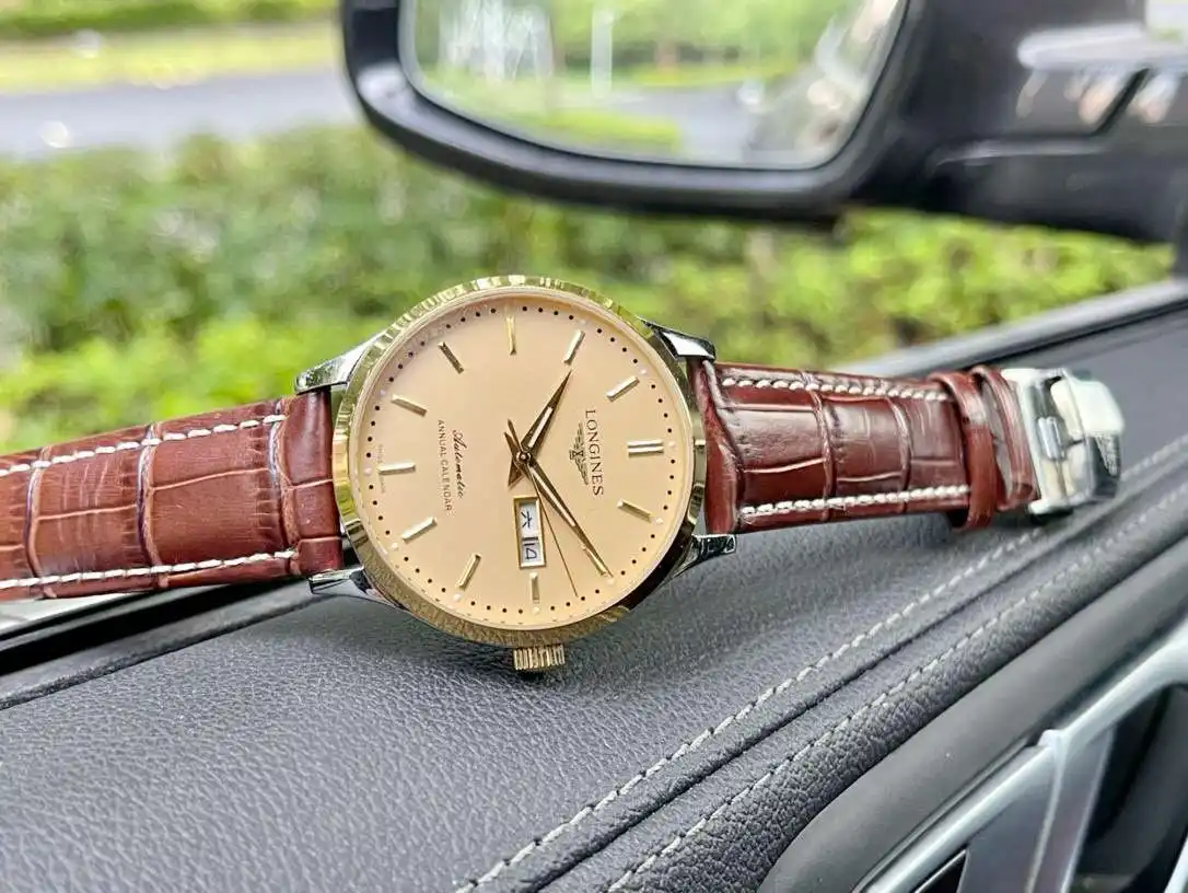 General Watches Watch, men's watch with original fully automatic mechanical movement, top-grade 316 stainless steel case and strap, mineral super mirror, diameter 42cm KK04250 4 view 5