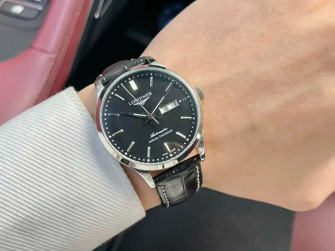 General Watches Watch, men's watch with original fully automatic mechanical movement, top-grade 316 stainless steel case and strap, mineral super mirror, diameter 42cm KK04250 4 view 9