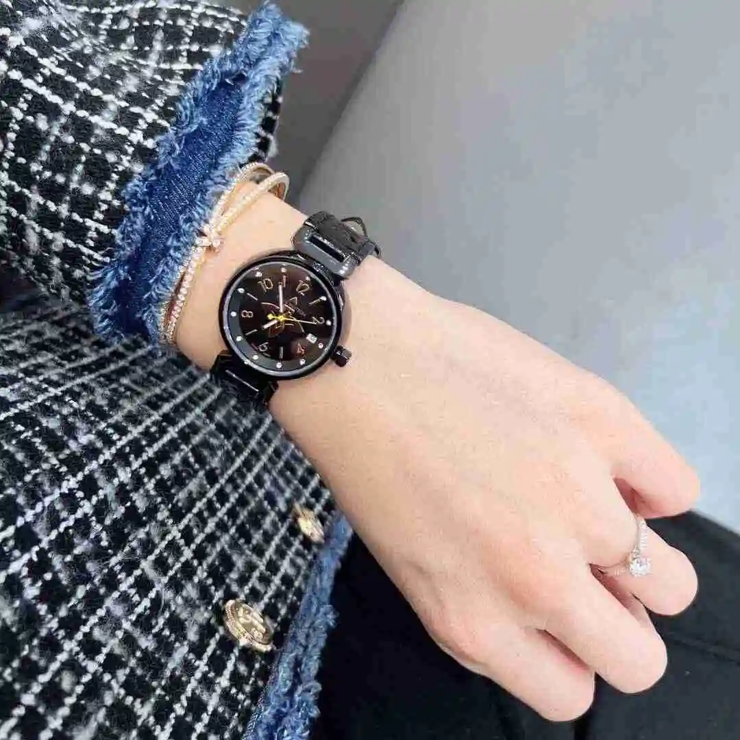 General Watches LV watch for women with original fully automatic mechanical movement, top grade 316 precision steel case with mineral super strong mirror diameter 33mm KK02750 1 view 9