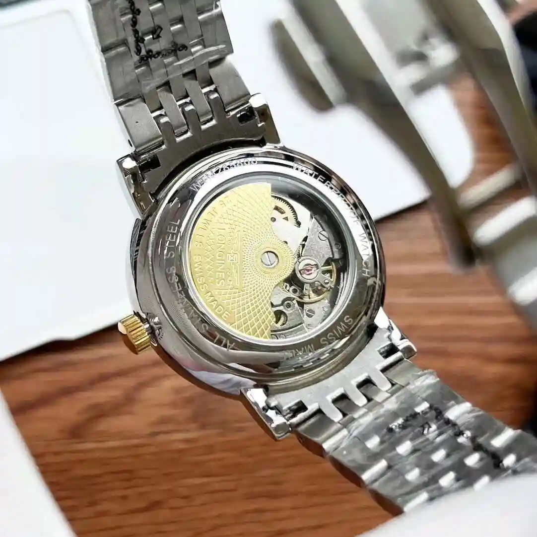 General Watches Longines Watch Men's Watch Paired with Original Fully Automatic Mechanical Movement Top Grade 316 Precision Steel Case with Mineral Super Strong Mirror Diameter 40mm KK04050 view 3