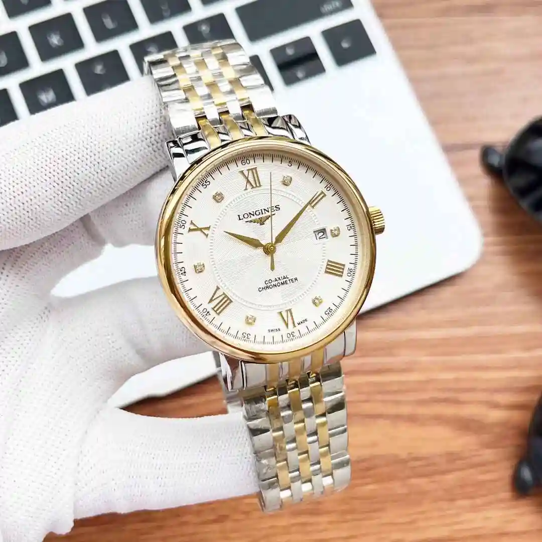 General Watches Longines Watch Men's Watch Paired with Original Fully Automatic Mechanical Movement Top Grade 316 Precision Steel Case with Mineral Super Strong Mirror Diameter 40mm KK04050 view 6