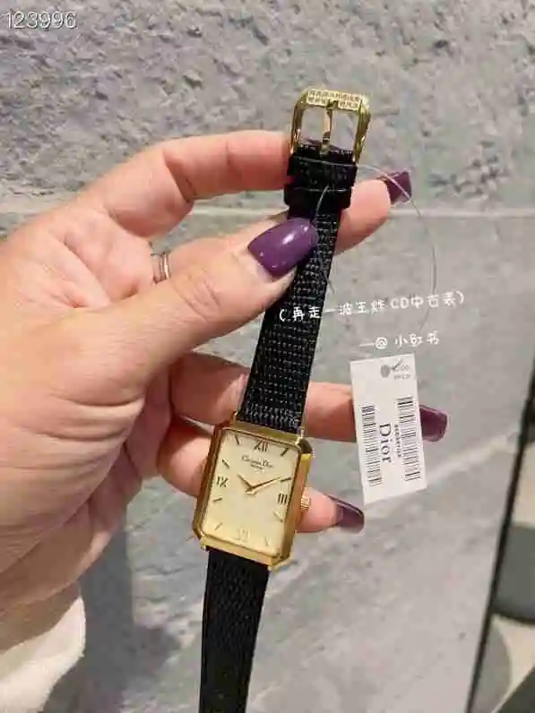 General Watches DIOR Dior Watch Women's Watch Paired with Original Fully Automatic Mechanical Movement Top Grade 316 Precision Steel Case with Mineral Super Strong Mirror Diameter 26X32cm KK02650 view 3