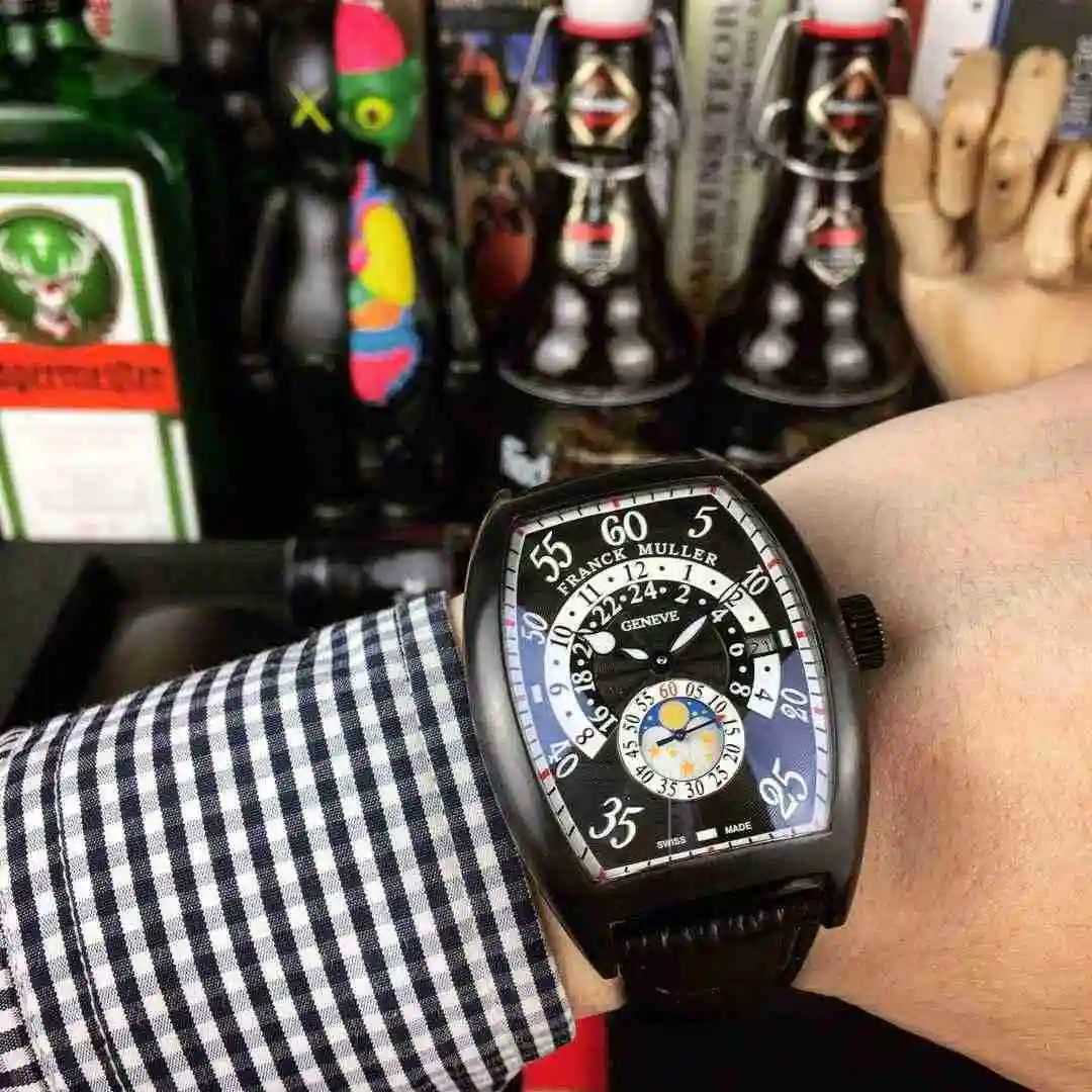 General Watches Franck Muller Frank Muller 350 Rose Black 380 Diamond+150 Watch view 5