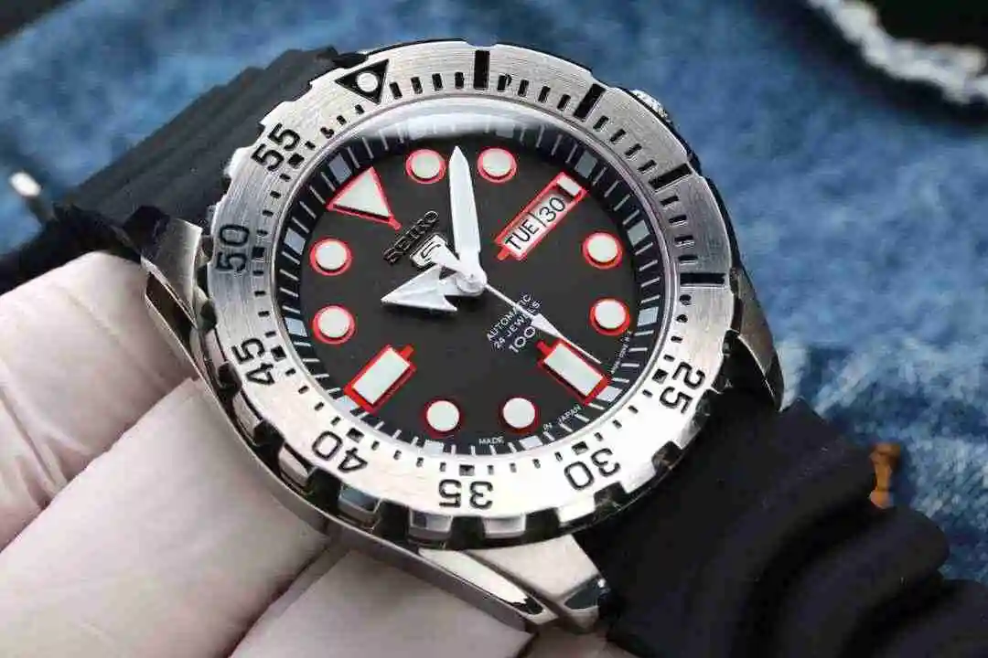 General Watches SEIKO Watch Men's Watch Paired with Original Fully Automatic Mechanical Movement Top Grade 316 Precision Steel Case Case with Mineral Super Strong Mirror Diameter 43mm KK05800 2 view 6