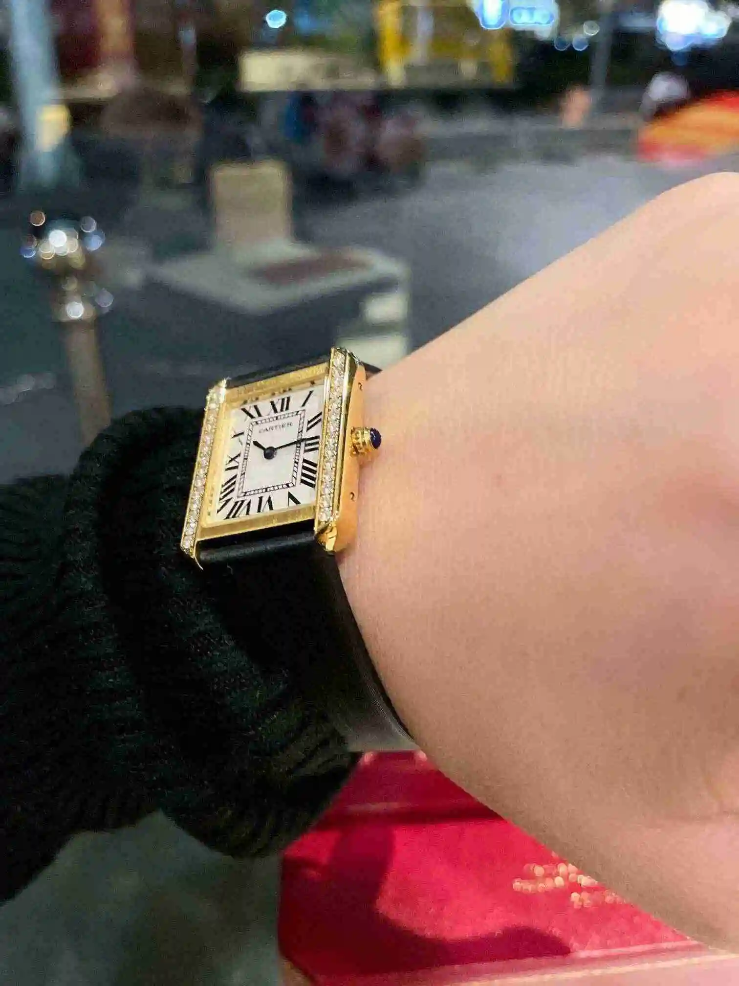General Watches Cartier Watch Couple Watch Paired with Original Fully Automatic Mechanical Movement Top grade 316 Precision Steel Case Case with Mineral Super Strong Mirror Diameter 27MMX34MM KK03350 view 3