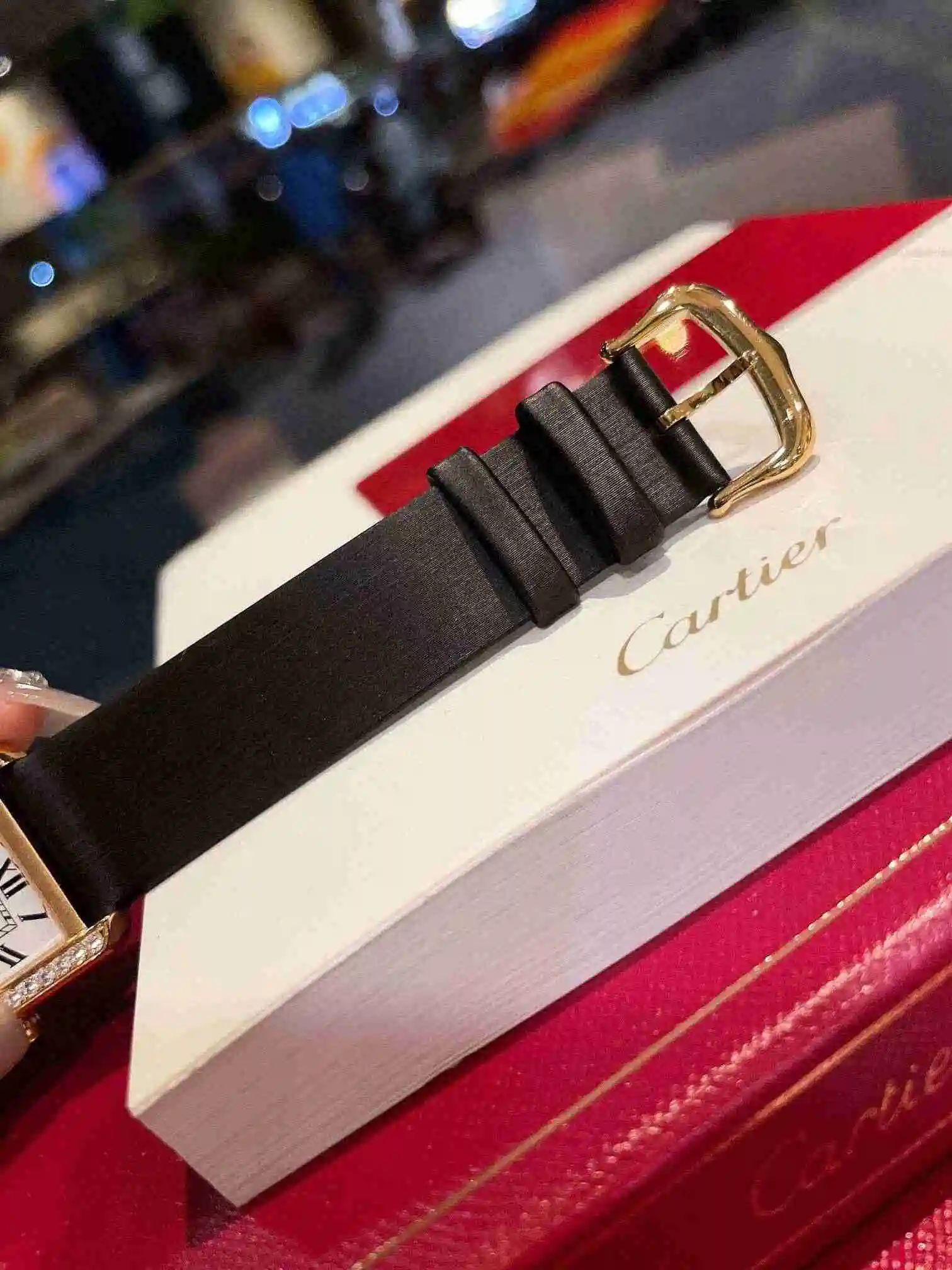 General Watches Cartier Watch Couple Watch Paired with Original Fully Automatic Mechanical Movement Top grade 316 Precision Steel Case Case with Mineral Super Strong Mirror Diameter 27MMX34MM KK03350 view 5