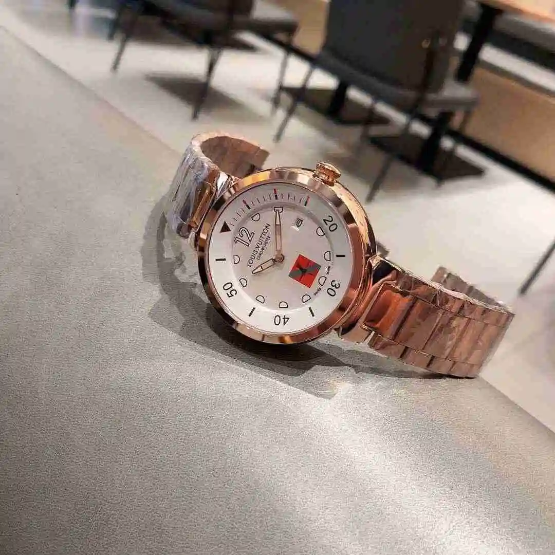 General Watches LV watch for men with original fully automatic mechanical movement, top grade 316 precision steel case with mineral super strong mirror diameter 42mm KK03150 view 5