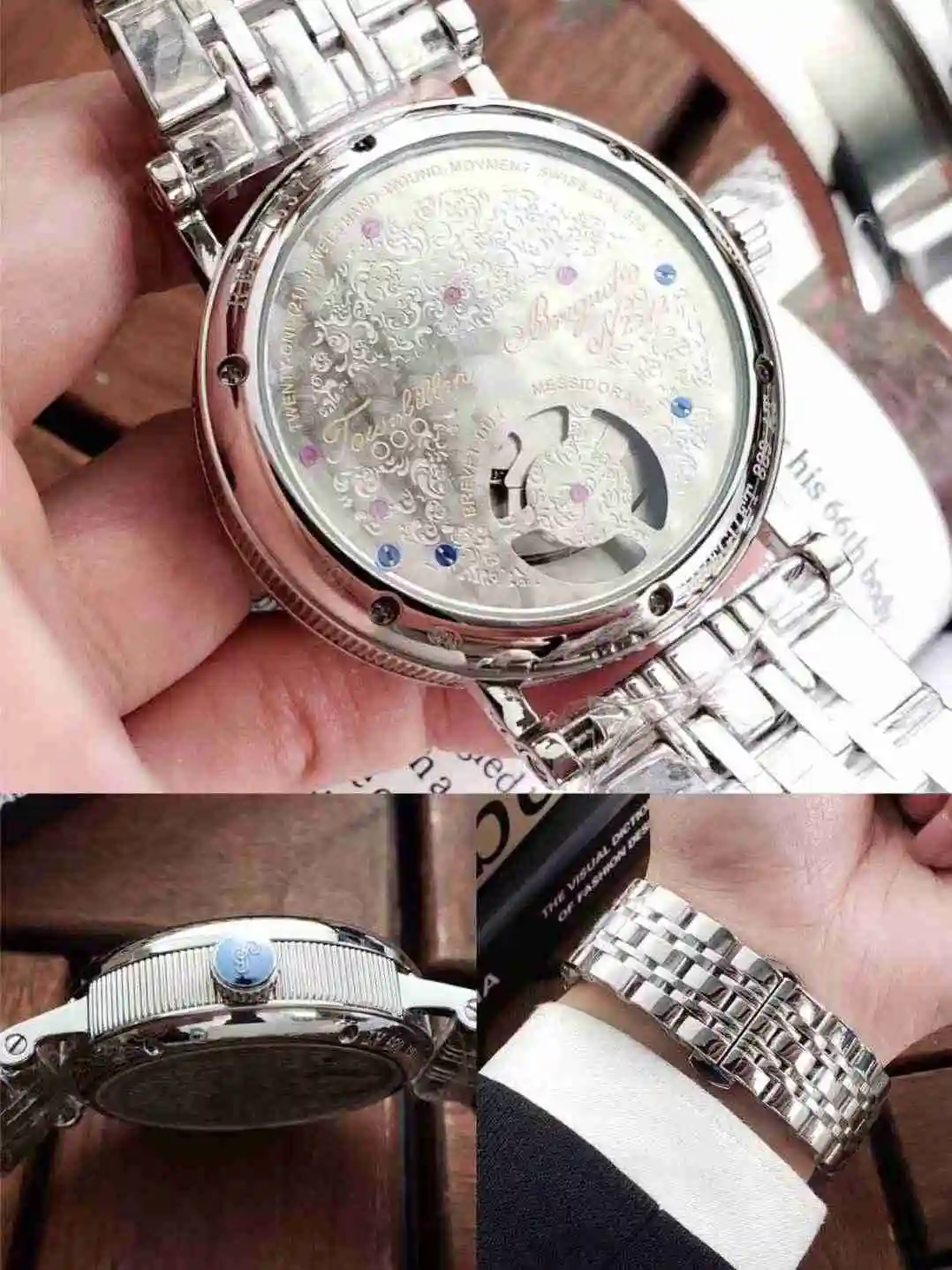 General Watches Baoji White 390 Gold 410 Steel+20 Diamond+50 Watch view 2