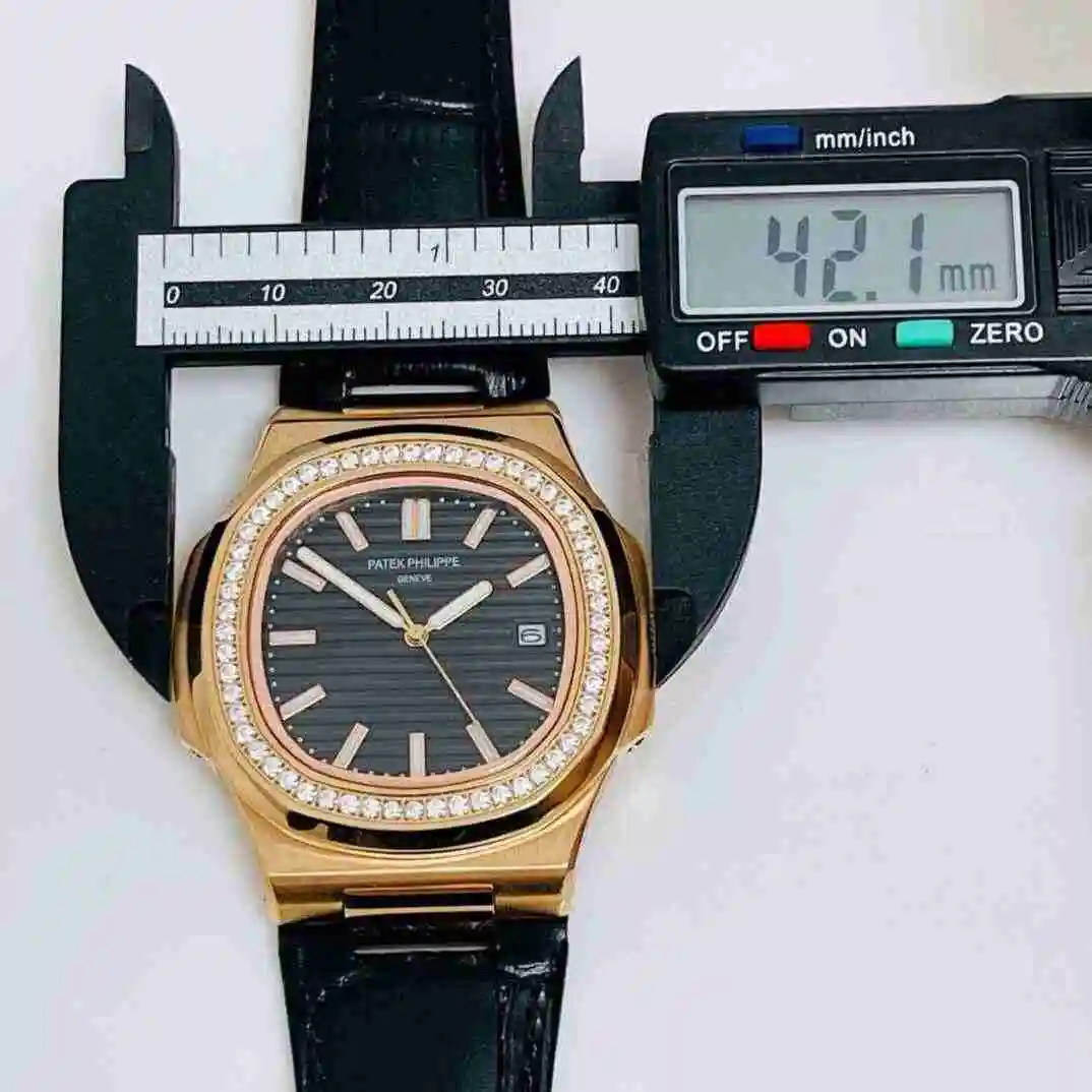 General Watches Patek Philippe Watch Men's Watch Paired with Original Fully Automatic Mechanical Movement Top Grade 316 Precision Steel Case Case with Mineral Super Strong Mirror Diameter 42mm KK04550 view 6