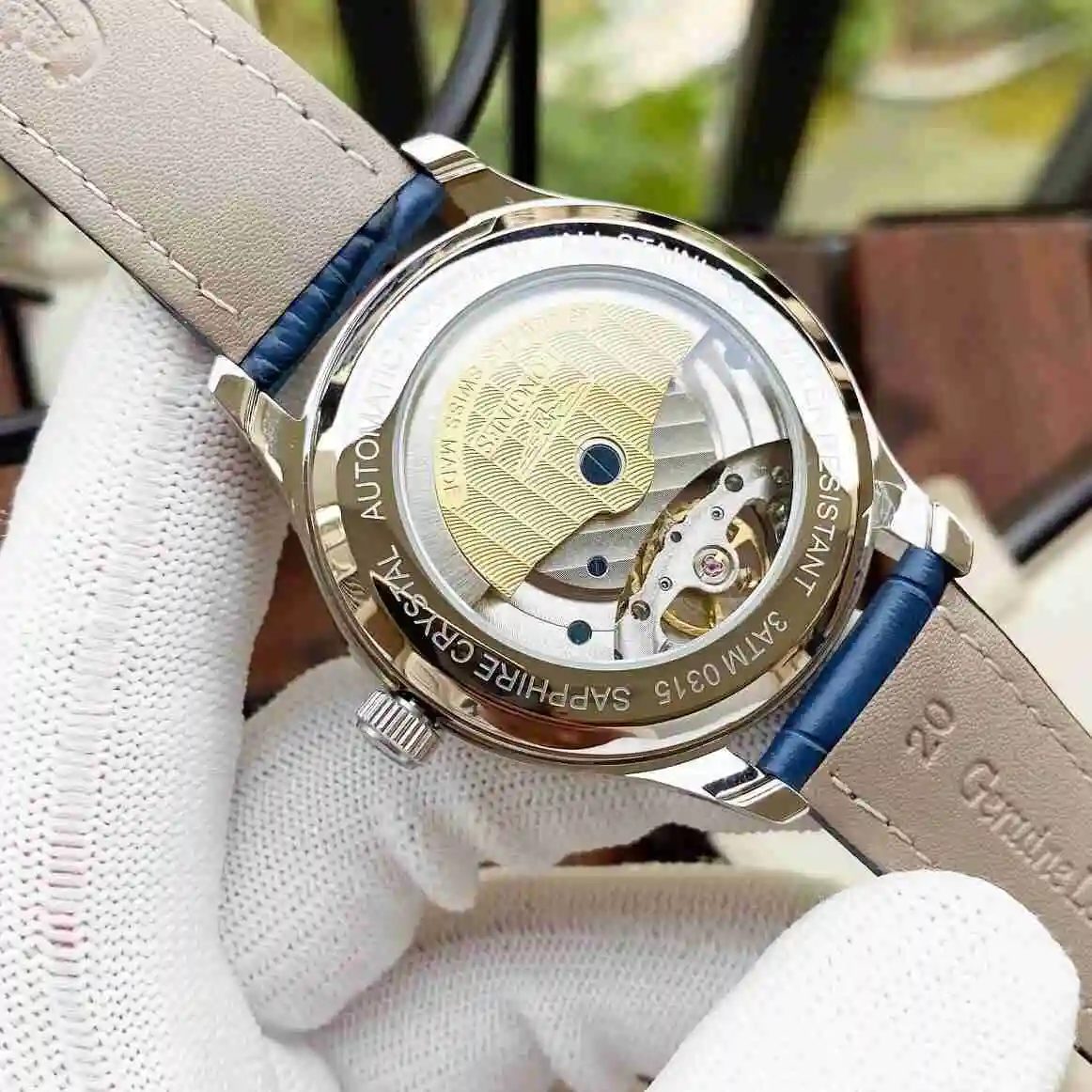 General Watches Longines watch for men with original fully automatic mechanical movement, top grade 316 precision steel case with mineral super strong mirror diameter 42mm KK05350 view 3