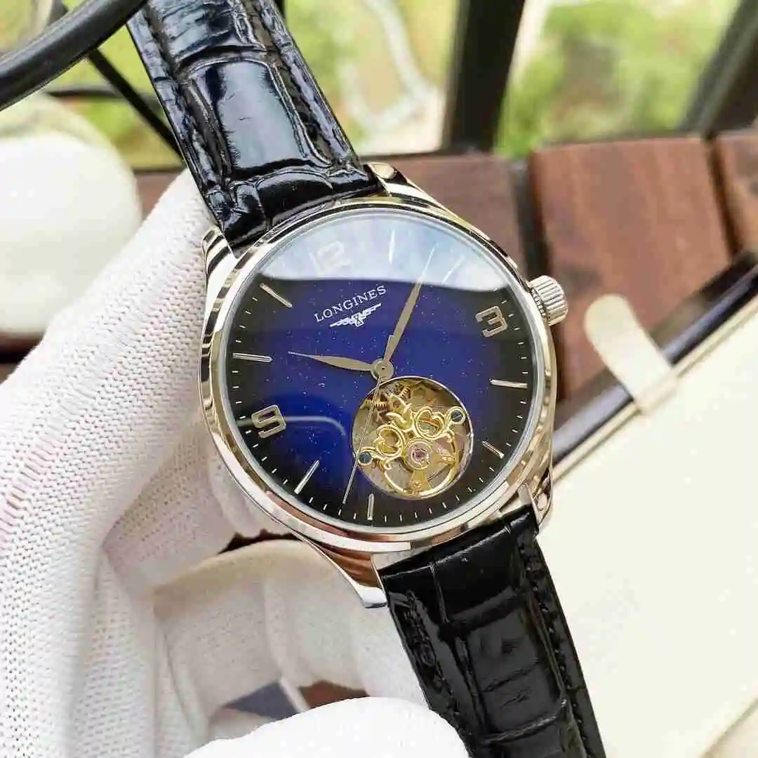 General Watches Longines watch for men with original fully automatic mechanical movement, top grade 316 precision steel case with mineral super strong mirror diameter 42mm KK05350 view 7