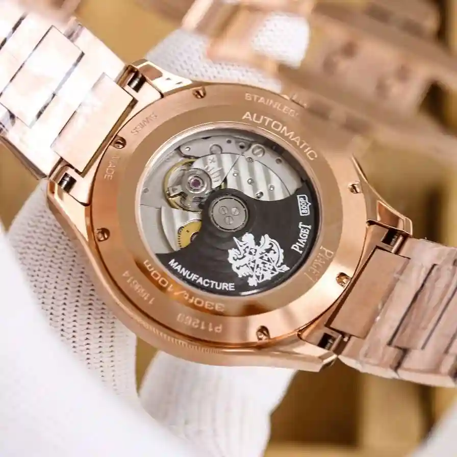 General Watches Piaget Earl White 1100 Gold 1150 Diamond+50 Steel+50 All Gold Steel Belt+100 Watch view 6