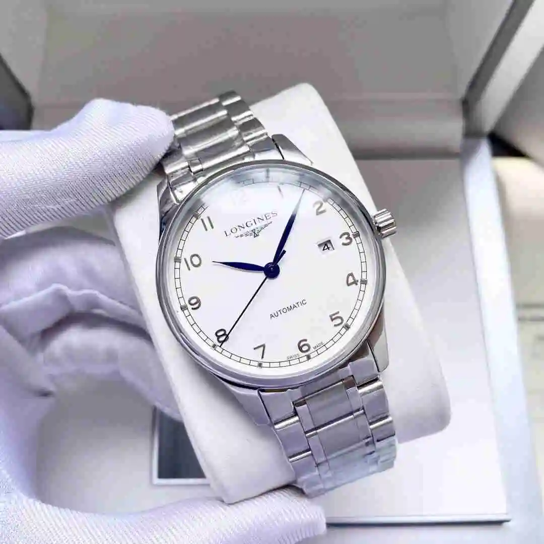 General Watches Longines Watch Men's Watch Paired with Original Fully Automatic Mechanical Movement Top Grade 316 Precision Steel Case with Mineral Super Strong Mirror Diameter 40mm KK04250 1 view 9