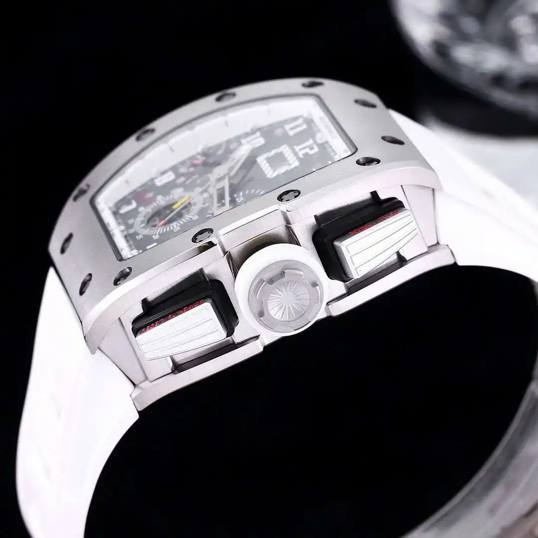 General Watches Richard Mille Richard @ Mill watch men's watch with original fully automatic mechanical movement top 316 stainless steel case strap mineral super mirror KK09800 5 view 5