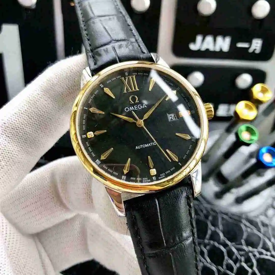 General Watches Omega Watch Men's Watch Paired with Original Fully Automatic Mechanical Movement Top Grade 316 Precision Steel Case with Mineral Super Strong Mirror Diameter 40mm KK04250 view 6