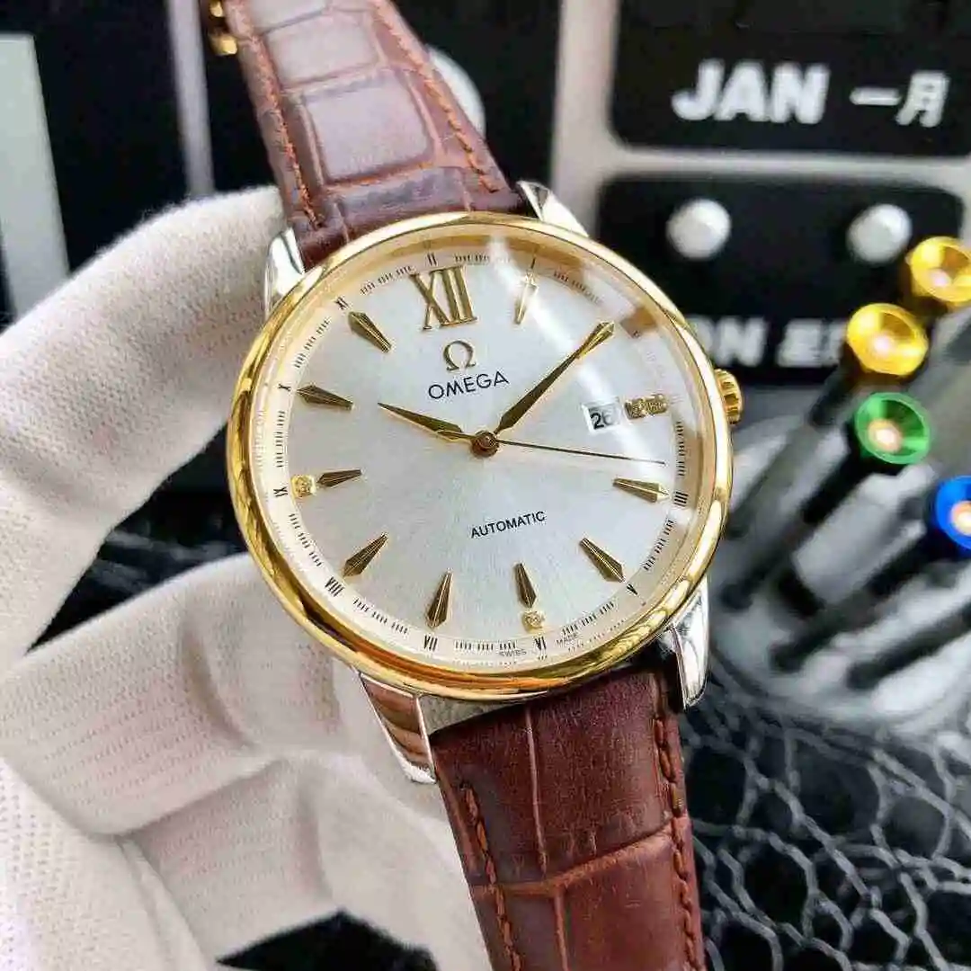 General Watches Omega Watch Men's Watch Paired with Original Fully Automatic Mechanical Movement Top Grade 316 Precision Steel Case with Mineral Super Strong Mirror Diameter 40mm KK04250 view 7