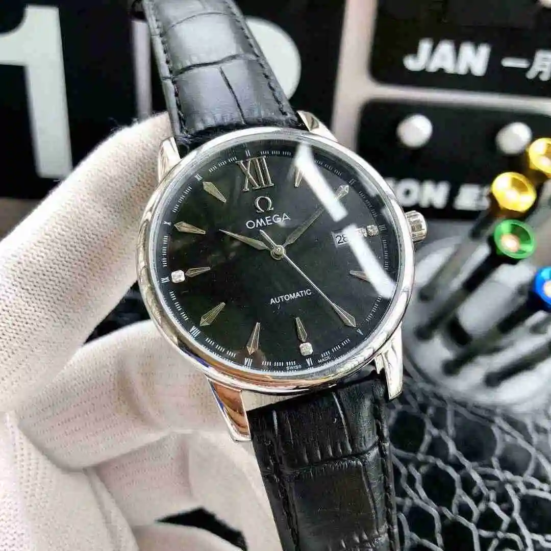 General Watches Omega Watch Men's Watch Paired with Original Fully Automatic Mechanical Movement Top Grade 316 Precision Steel Case with Mineral Super Strong Mirror Diameter 40mm KK04250 view 8