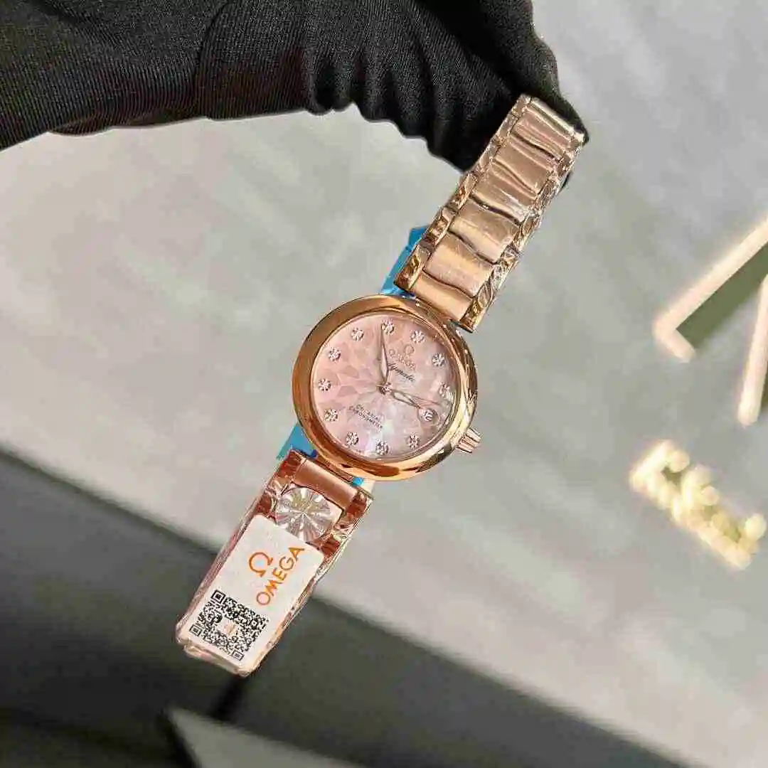 General Watches Omega Watch Women's Watch Paired with Original Fully Automatic Mechanical Movement Top Grade 316 Precision Steel Case with Mineral Super Strong Mirror Diameter 30mm KK03050 view 6