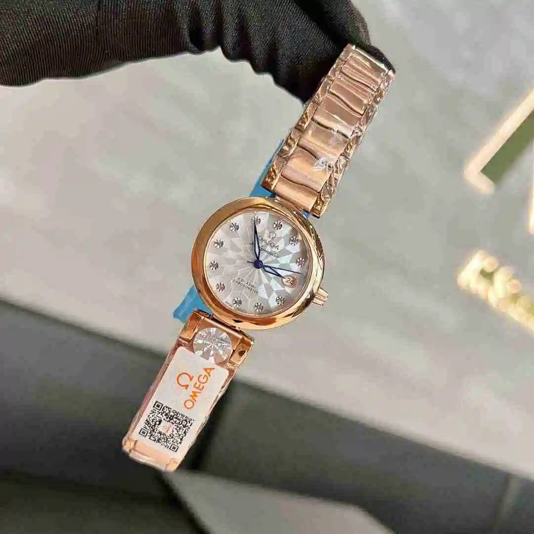 General Watches Omega Watch Women's Watch Paired with Original Fully Automatic Mechanical Movement Top Grade 316 Precision Steel Case with Mineral Super Strong Mirror Diameter 30mm KK03050 view 7