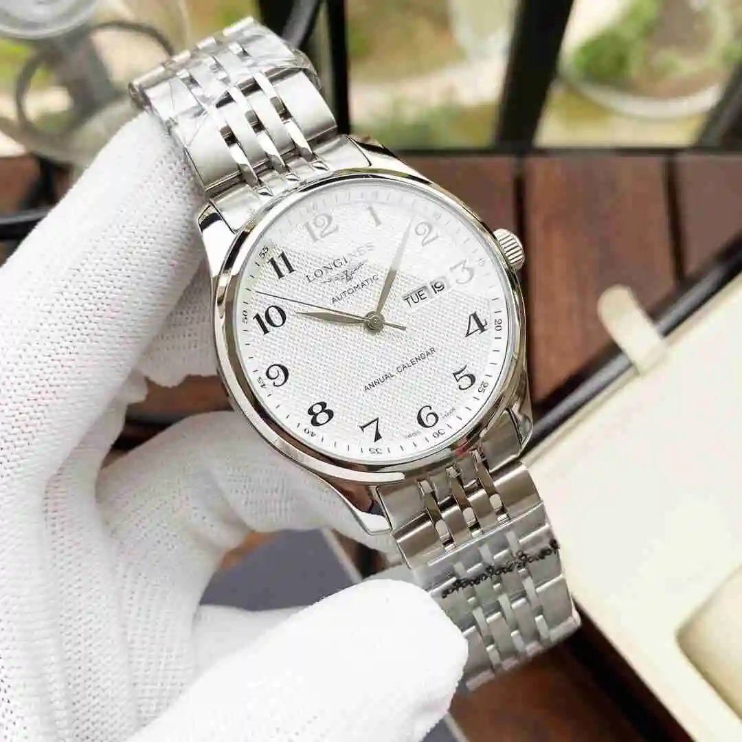 General Watches Longines Watch Men's Watch Paired with Original Fully Automatic Mechanical Movement Top Grade 316 Precision Steel Case with Mineral Super Strong Mirror Diameter 40mm KK04250 3 view 6