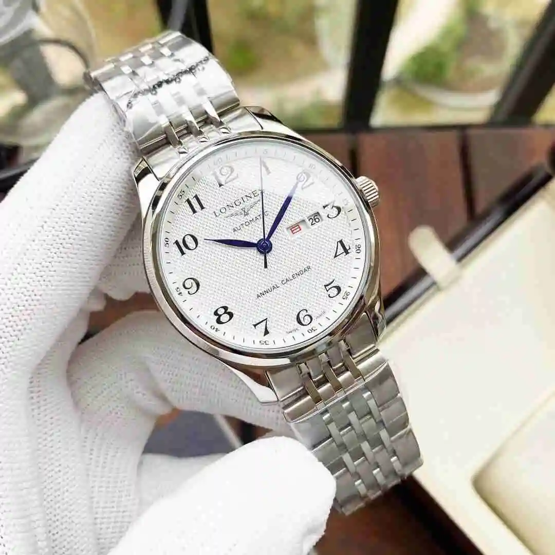 General Watches Longines Watch Men's Watch Paired with Original Fully Automatic Mechanical Movement Top Grade 316 Precision Steel Case with Mineral Super Strong Mirror Diameter 40mm KK04250 3 view 7