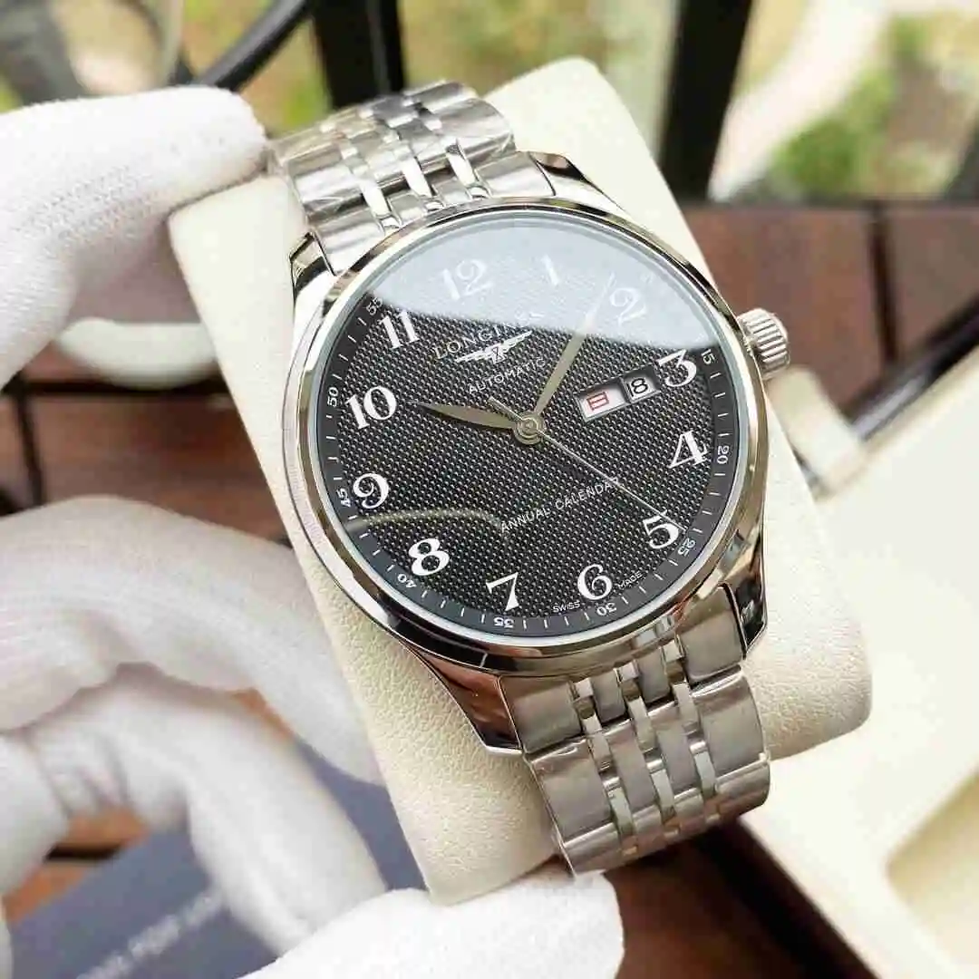 General Watches Longines Watch Men's Watch Paired with Original Fully Automatic Mechanical Movement Top Grade 316 Precision Steel Case with Mineral Super Strong Mirror Diameter 40mm KK04250 3 view 8
