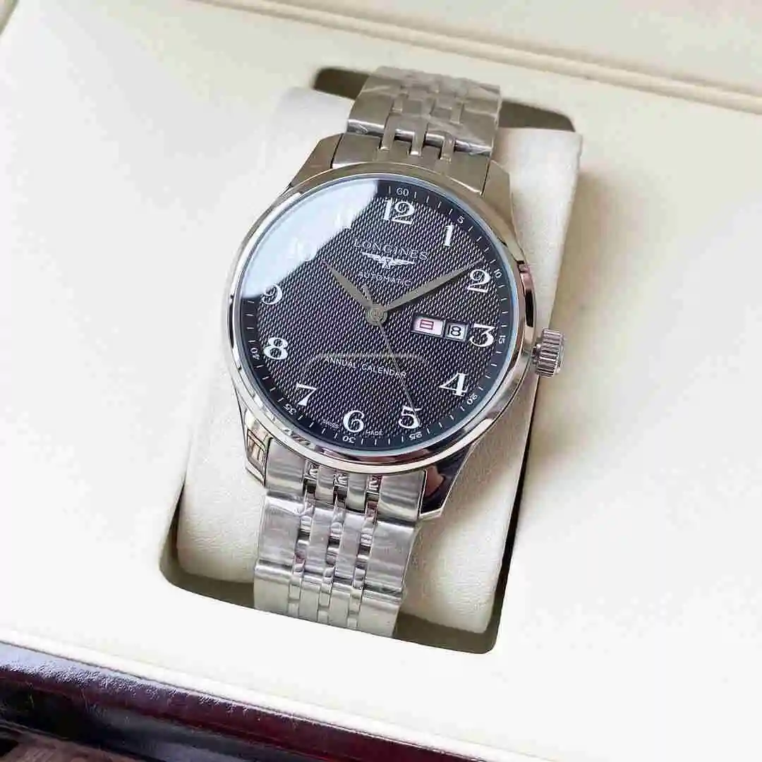 General Watches Longines Watch Men's Watch Paired with Original Fully Automatic Mechanical Movement Top Grade 316 Precision Steel Case with Mineral Super Strong Mirror Diameter 40mm KK04250 3 view 9