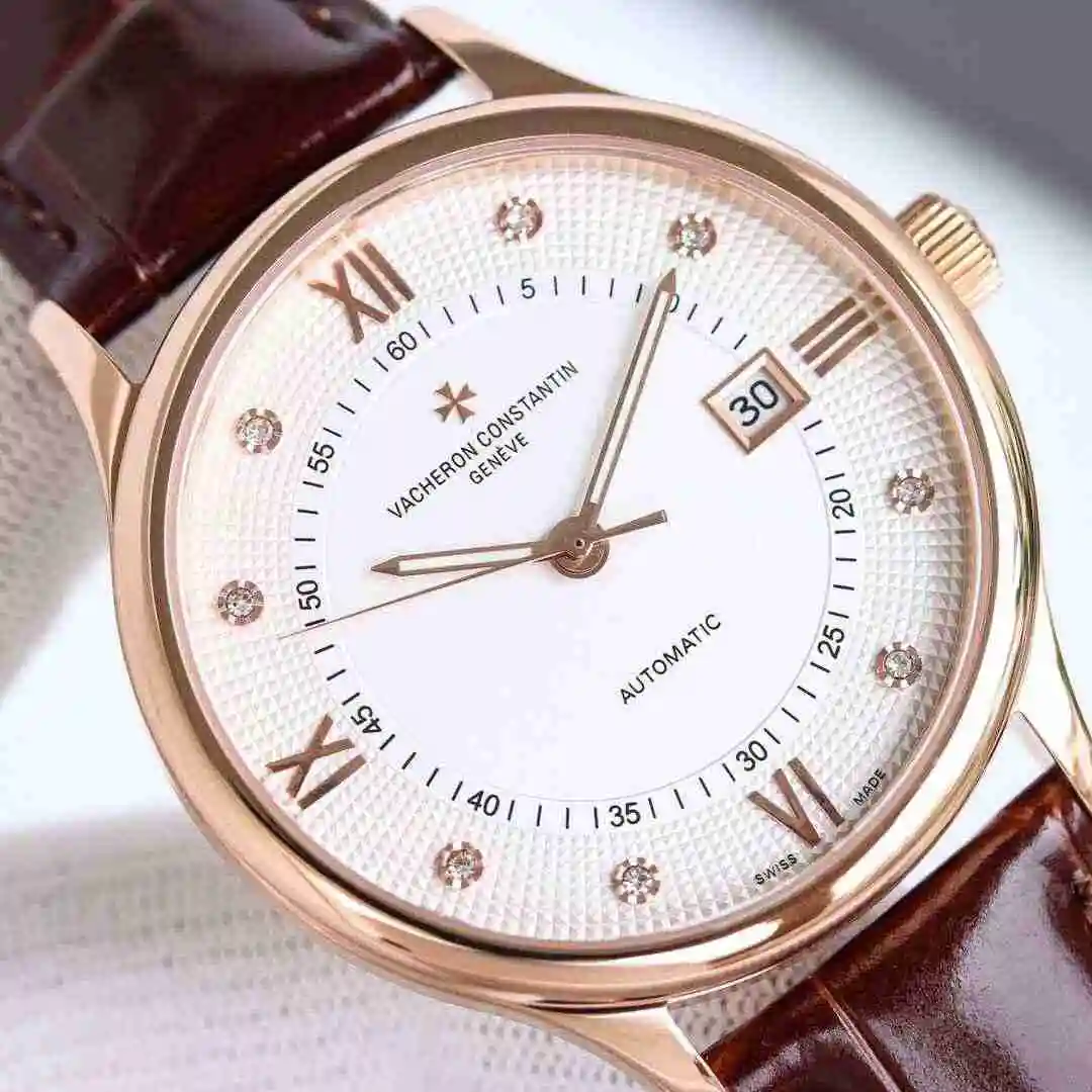 General Watches Vacheron Constantin Jiangshi Danton Watch Men's Watch Paired with Original Fully Automatic Mechanical Movement, Top Grade 316 Precision Steel Case with Mineral Super Strong Mirror Diameter 40mm KK09800 1 view 8