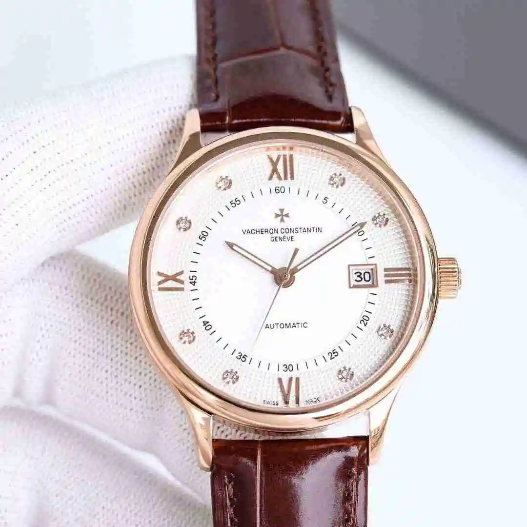 General Watches Vacheron Constantin Jiangshi Danton Watch Men's Watch Paired with Original Fully Automatic Mechanical Movement, Top Grade 316 Precision Steel Case with Mineral Super Strong Mirror Diameter 40mm KK09800 1 view 9